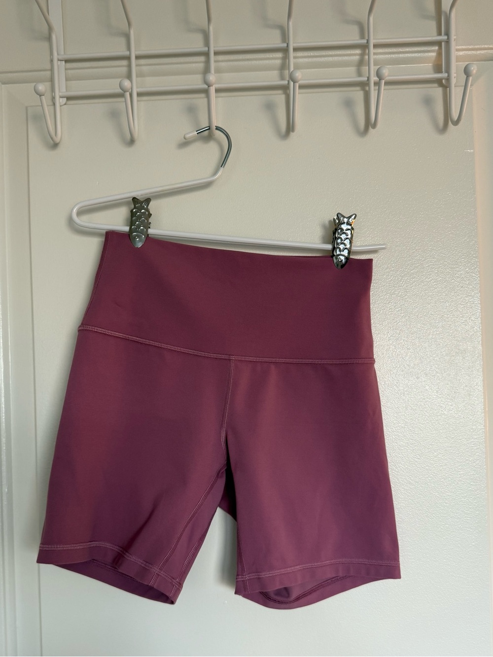 lululemon athletica High-Rise Bike Shorts - Mauve Plum